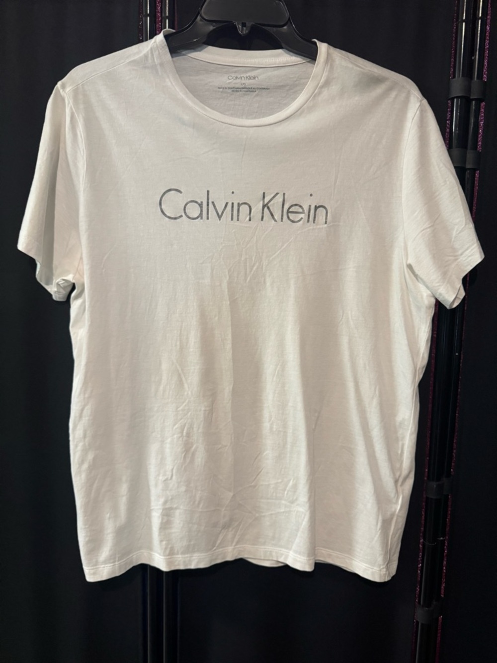 Calvin Klein Men’s CK Logo Crewneck T-Shirt Size Large Short Sleeve Graphic